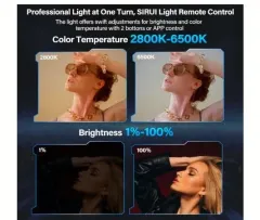 SIRUI CX150 150W Bi-Color LED Video Işığı