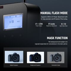 Neewer Q4 400W Akülü Flaş + QPRO-N Tetikleyici
