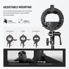 Neewer Tepeflaşı için Bowens Dönüştürücü