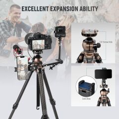 Neewer LITETRIP LT35 Karbon Fiber Tripod (49-155cm) 1,13kg
