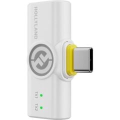 Hollyland Lark M2 Combo İkili Kablosuz Mikrofon Sistemi - Beyaz