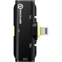 Hollyland Lark C1 Solo Tekli Kablosuz Mikrofon Sistemi (IOS Uyumlu)