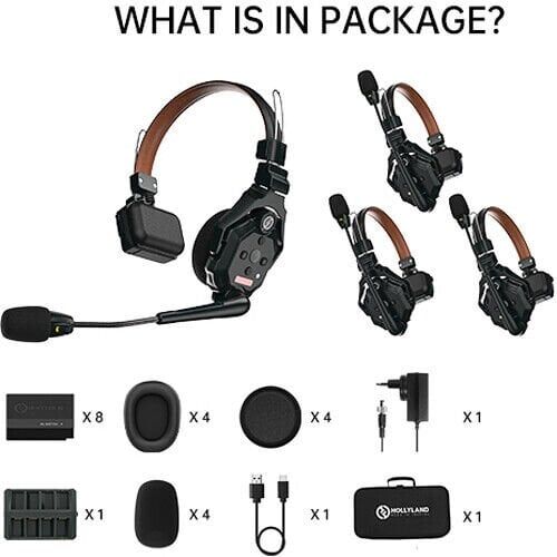 Hollyland Hollyland Solidcom C1 PRO-4S Profesyonel Kablosuz Intercom Sistemi (4 Kullanıcı) Görsel 8
