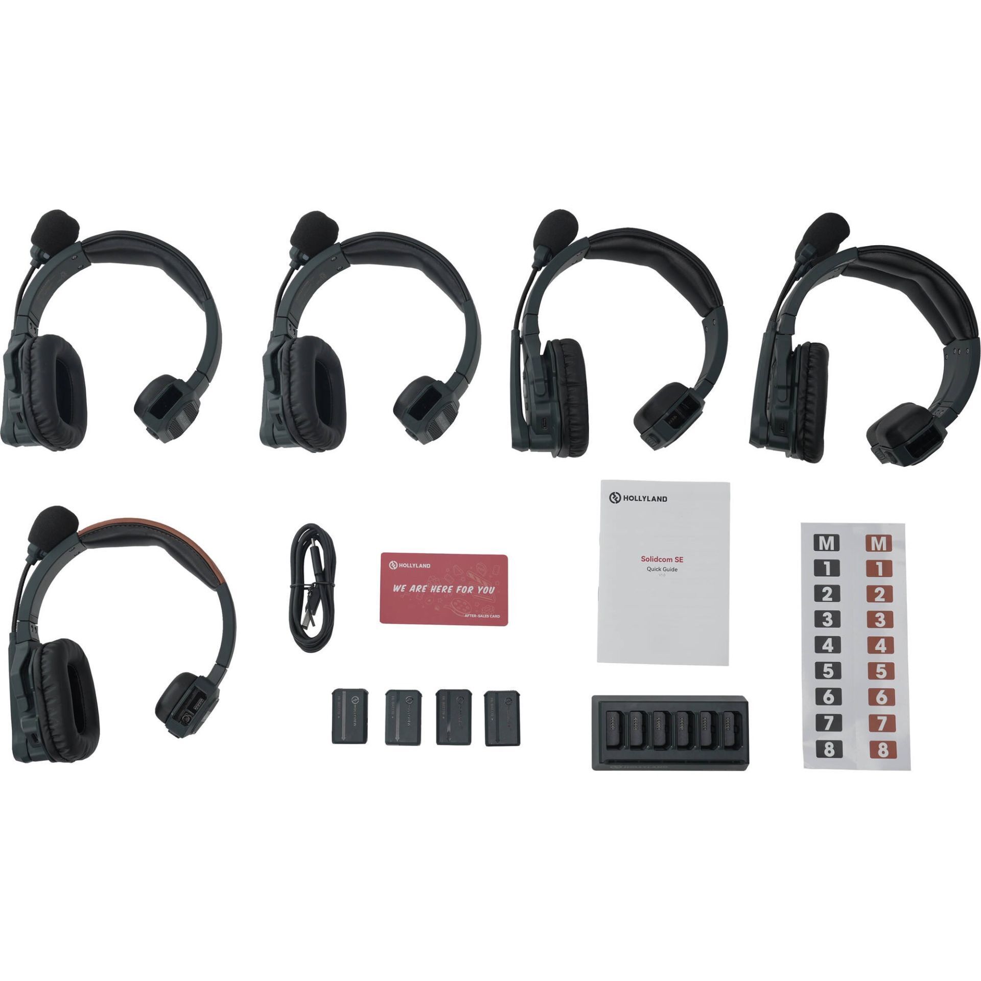 Hollyland Hollyland Solidcom SE-5S Kablosuz Intercom Sistemi Global Version 2.4 Ghz (5 Kullanıcı) Görsel 7