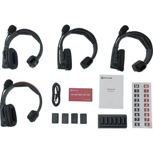 Hollyland Hollyland Solidcom SE-4S-DH Çift Taraflı Kulaklık İnterkom Sistemi (4 Kişilik) Görsel 4