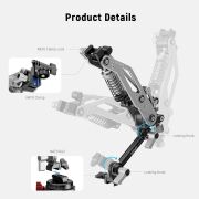 NEEWER GA022 Esnek Hidrolik Boom Kolu Vantuzu (GoPro Hero, DJI Osmo Pocket 3, Insta360 Uyumlu)