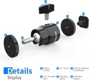 NEEWER ST-17 1/4'' Kamera Hot Shoe Adaptör Seti (2'li Paket)
