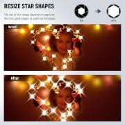 NEEWER 82mm 3\'lü Yıldız Filtre Kiti (4, 6, 8 Noktalı)