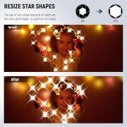 NEEWER 82mm 3\'lü Yıldız Filtre Kiti (4, 6, 8 Noktalı)