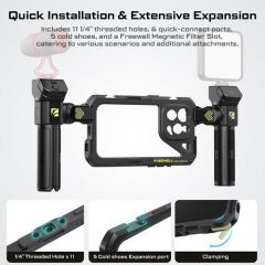 Freewell Genius Smartphone Rig Cage for iPhone 15 Pro Max