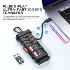 Freewell PRO CARD READER CF Express Type A/B, SD, TF COMBO