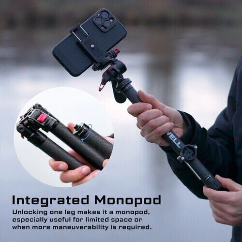 Freewell Freewell The Real Travel Karbon Fiber Tripod Görsel 5
