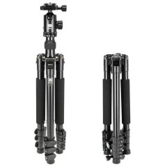 Sirui N‑2004+G20X Profesyonel Alüminyum Tripod Kiti – 15 kg Taşıma Kapasiteli Tripod