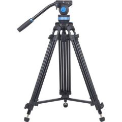 Sirui SH-15 60 mm Akışkan (Fluid) Kafa Alüminyum Video Tripod Kit – 8–12 kg Taşıma Kapasitesi