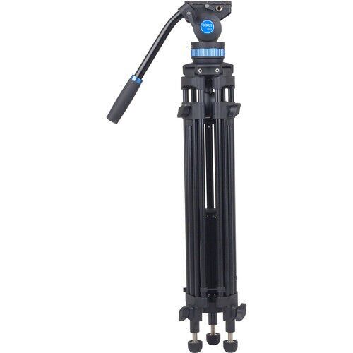 Sirui Sirui SH-15 60mm Akışkan Kafalı Alüminyum Video Tripod Kiti Görsel 4