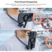 PGYTECH CapLock Magnetic Smartphone Neck Mount Max – Manyetik Boyun Askı Montajı (Smartphone PV İçerik Üretimi)