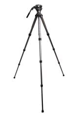 Sirui GT04+GT5 Pilot Series Video Tripod Kiti (Metalik Gri)