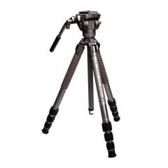 Sirui GT04+GT5 Pilot Series Video Tripod Kiti (Metalik Gri)