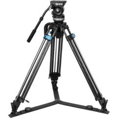 Sirui SQ75 Profesyonel Karbon Fiber Video Tripod Kiti (VHS10 Kafa ile)