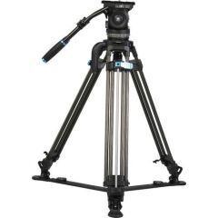 Sirui SQ100+VHS18 Profesyonel Karbon Fiber Video Tripod Kiti