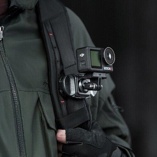Pgytech PGYTECH Beetle Camera Clip V2 with QR Plate – Kamera Klipsi & Quick-Release Plate Görsel 3