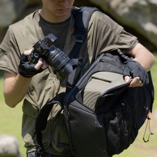 Pgytech PGYTECH OneMo Tactical Camera/Drone Backpack (Dark Night Camo, 35 L) – Çok Amaçlı Kamera & Drone Sırt Çantası Görsel 5
