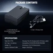 NEEWER NB-Z1 Pro 7.2V 3000mAh Li-ion Yedek Batarya