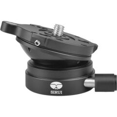 SIRUI LE-60 Leveling Base – 15° Ayarlı Profesyonel Tripod Seviye Adaptörü (6 Yıl Türkiye Distribütör Garantili)