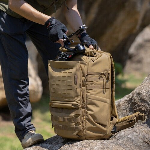 Pgytech PGYTECH OneMo Tactical Backpack 35L (Coyote Brown) – Profesyonel Fotoğraf Sırt Çantası Görsel 3