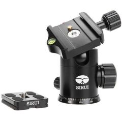 Sirui E‑20 Ball Head – Arca‑Swiss Uyumlu Profesyonel Tripod Top Kafa (6 Yıl Türkiye Distribütör Garantili)