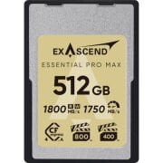 Exascend 512GB Essential Pro Max CFexpress 4.0 Type A Hafıza kartı / 1800 MB/S Okuma Yazma VPG800(Kopya)