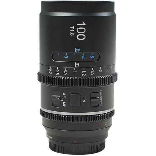 Sirui Astra Series AF 100mm T1.8 1.33x Full Frame Blue Flares Anamorphic Sony E Mount Lens