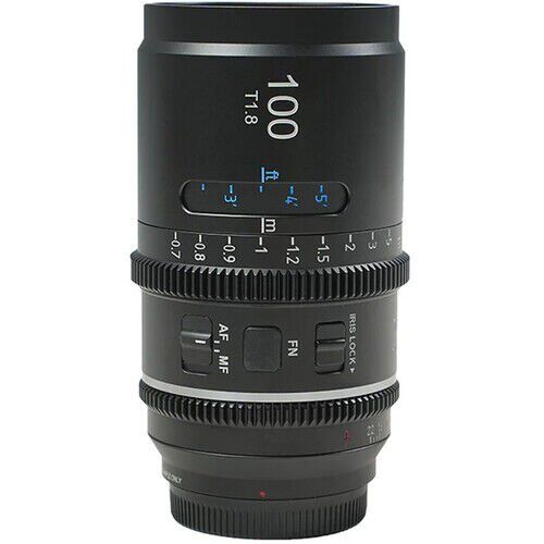 Sirui Astra Series AF 100mm T1.8 1.33x Full Frame Blue Flares Anamorphic Nikon Z Mount Lens