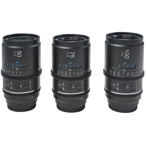 Sirui Sirui Astra AF T1.8 1.33x Anamorfik Sony E 3'lü Sinema Lens Kiti Görsel 2