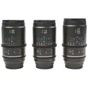 Sirui Astra Series AF T1.8 1.33x Full Frame Blue Flares Anamorphic Sony E Mount 3'lü Lens Kit