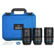 Sirui Astra Series AF T1.8 1.33x Full Frame Blue Flares Anamorphic Nikon Z Mount 3'lü Lens Kit