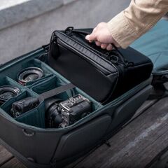 PGYTECH OneMo 2 Backpack (Gray Camo, 25L) – Profesyonel Kamera & Drone Sırt Çantası