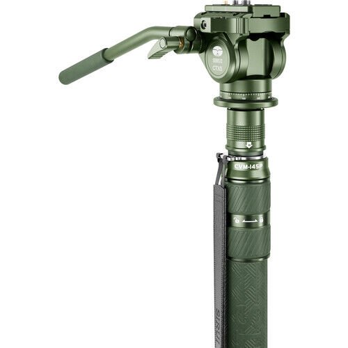 Sirui Sirui CVM-145P+CT5X Kobalt Yeşil 3 Kademeli Karbon Fiber Monopod Kit Görsel 6