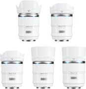 Sirui Sniper F1.2 APS-C Autofocus Sony E Mount 5'li Lens Kiti (Beyaz)
