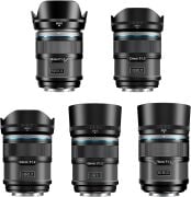 Sirui Sniper F1.2 APS-C Autofocus Fujifilm X Mount 5'li Lens Kiti (Siyah)