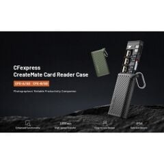 PGYTECH CFexpress CreateMate Card Reader Type B/SD(Classic Black)