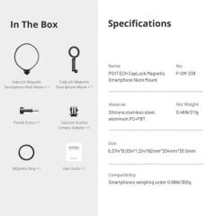 PGYTECH CapLock Magnetic Smartphone Neck Mount