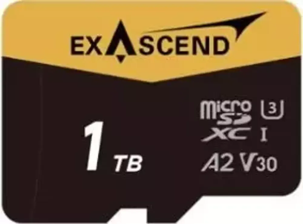 Exascend Catalyst microSD V30, A2 1TB, w/ adapter - 175MB/S Read -150MB/S Write
