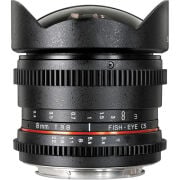 Samyang 8mm T3.8  APS-C Balıkgözü (Fisheye) Cine Lens (Sony A)