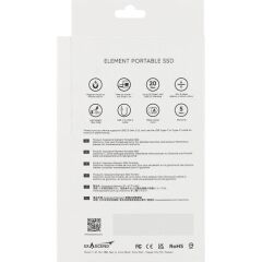 Exascend Element Portable SSD USB Type C 20Gb/s Black 2TB