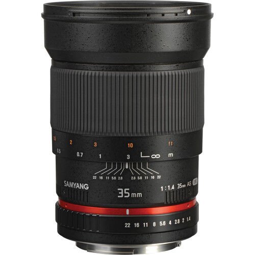 Samyang 35mm F1.4 AS UMC Full Frame Samsung NX Mount Lens