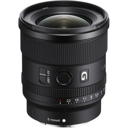 Sony FE 20 mm f/1.8 G Prime Lens (SEL20F18G)