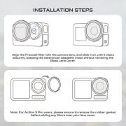 Freewell DJI Osmo Action 5 Pro Filters Mega 12Pack