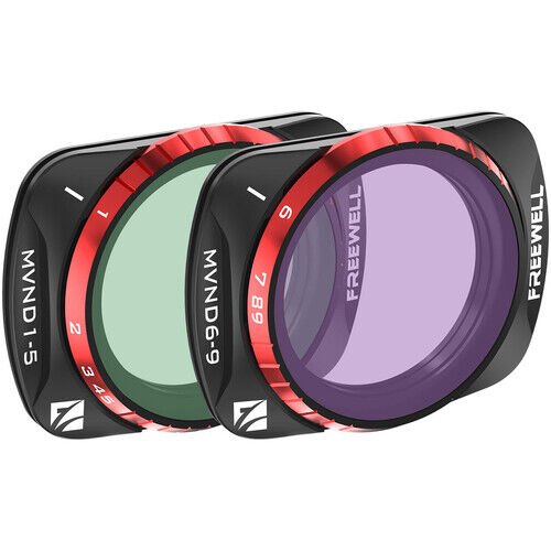 Freewell DJI Osmo Pocket 3 Mist VND Filters 2PACK