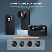 Freewell Pro Filmmaker Case for iPhone 16 Plus - 17mm Mount